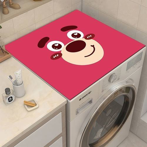 美式复古滚筒洗衣机垫冰箱盖垫防水防滑防尘全盖垫子可裁剪垫