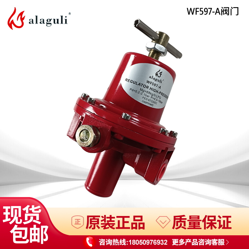 WF597液化气一级减压阀气化炉天然气燃气高压阀管道减压阀