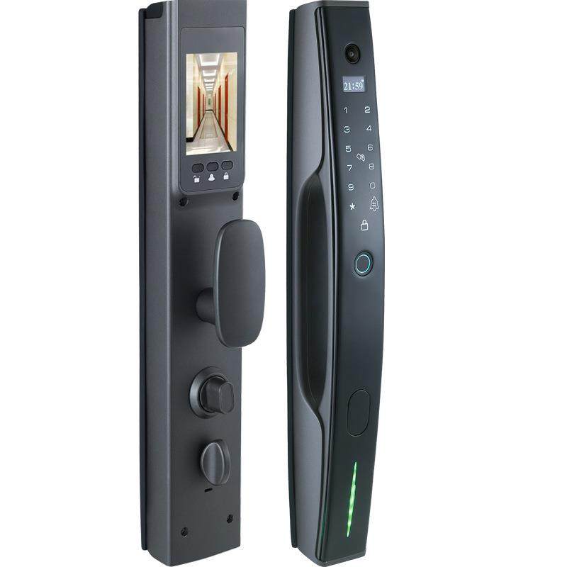 全自动智能锁指纹锁家用防盗门密码锁带监控摄像头电子门锁,基础建材,入户门智能锁,淘宝优惠券,粉丝福利购,淘宝优惠卷