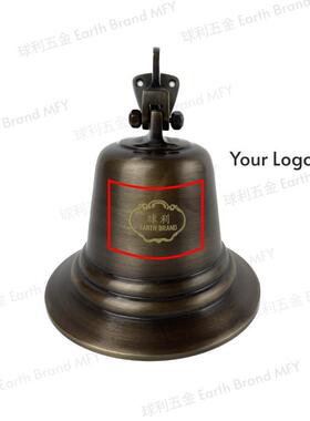 黄铜挂钟壁钟酒吧挂墙钟露天铜铃餐厅钟入户门敲响钟