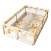 围栏婴儿防护栏宝宝客厅地上学步儿童室内家加厚游戏爬行垫一体