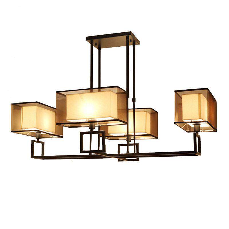 新中式吊灯客厅灯现代简约中国风禅意仿古餐厅灯书房茶室卧室灯具