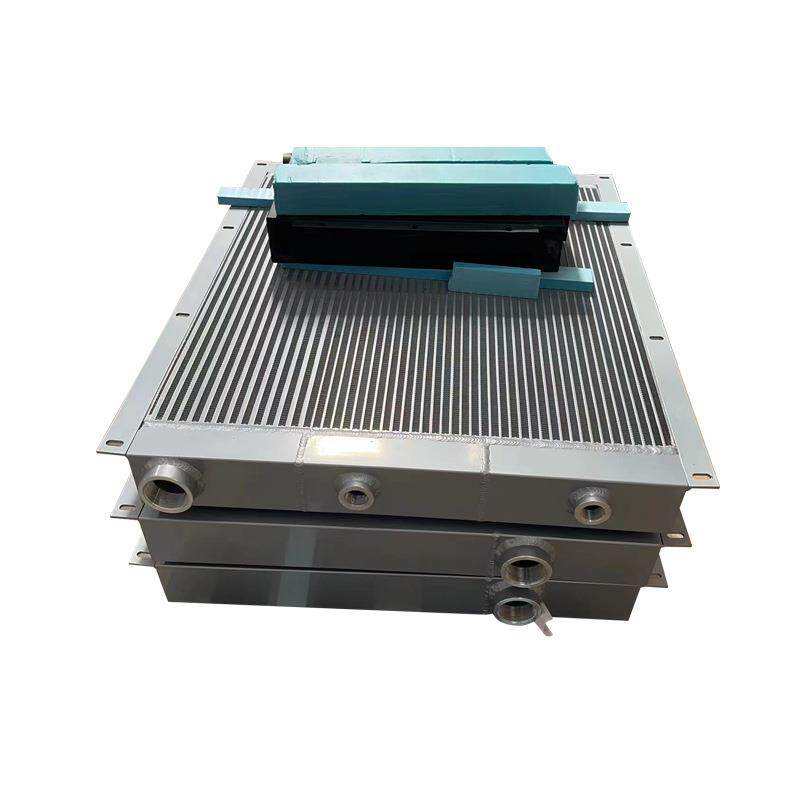 冷却交换器铝制板翅式换热器铜制压缩机散热器大功率散热工程用