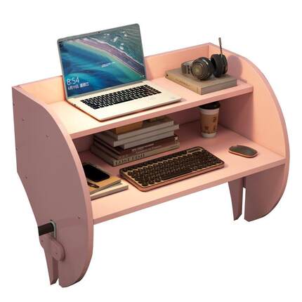 床上桌宿舍上铺笔记本电脑桌子大学生寝室桌懒人书桌电竞风