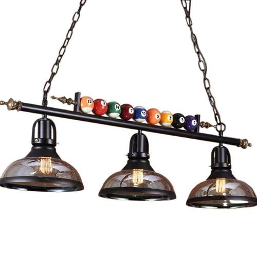 美式复古个性创意桌球吊灯餐吧酒吧火锅店个性吊灯