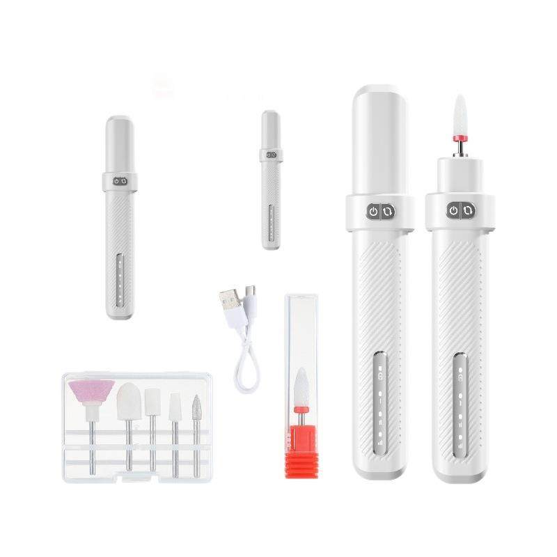 便捷式美甲打磨机电动抛光磨甲器卸甲修指甲电动美甲工具套装