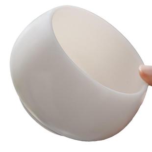 高端手工茶器自生釉羊脂玉白瓷茶杯主人杯单杯大号茶盏品茗杯专用