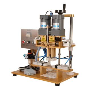 半自动旋盖机拧紧器鸭嘴瓶防盗盖搓盖机喷雾瓶螺纹盖拧盖机