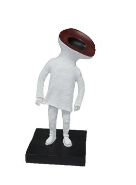 现代简约创意抽象卡通外星人物摆件客厅家居样板间儿童房软装饰品