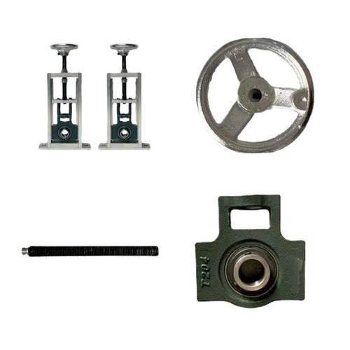 立式可调节轴承座卧式可调滑块UCT206带轴杆轴承固定座支架