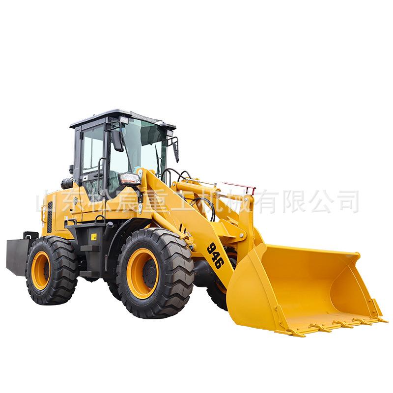 小型装载机柴油多功能四驱抓机农用养殖微型矮棚推土建筑小铲车