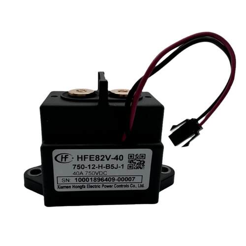新能源继电器HFE82V-40750-1224H-B5J-1负载450V/750V40A