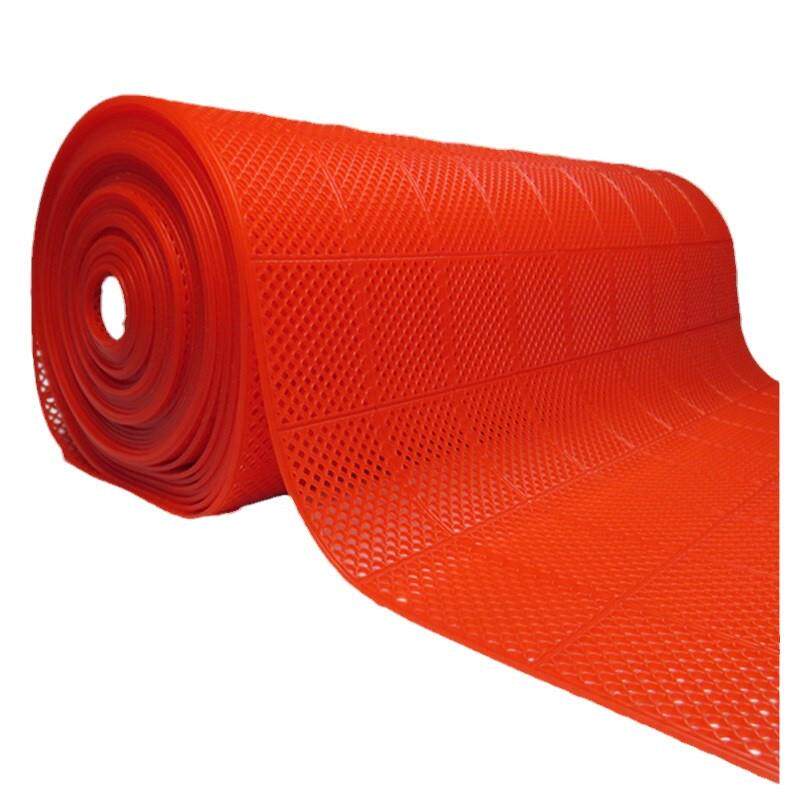 水晶六角镂空塑料地垫浴室防滑垫软胶门垫脚垫地毯卷材透明多色选