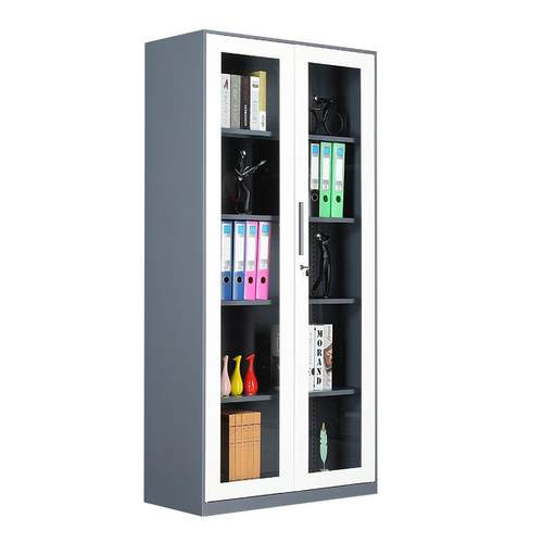 文件柜铁皮柜钢制办公室档案柜财务凭证资料柜带锁抽屉加厚拆装柜