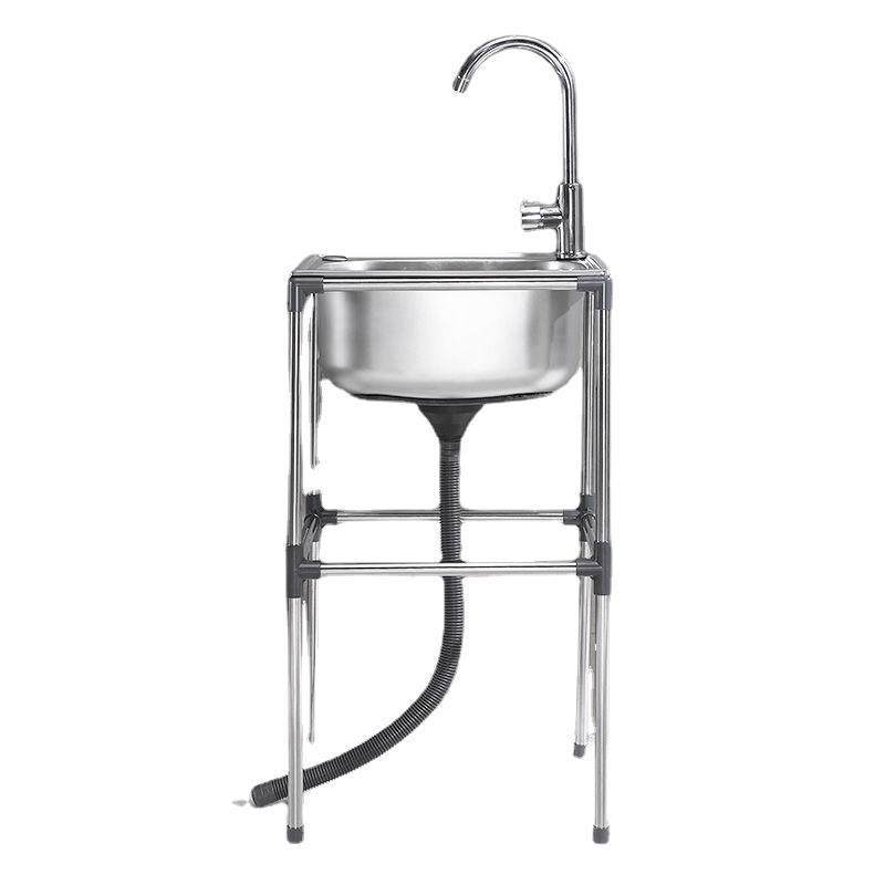 厨房水槽单槽带支架不锈钢洗菜盆洗手简易洗碗池水池单槽家用套餐,家装主材,水槽单品,淘宝优惠券,粉丝福利购,淘宝优惠卷