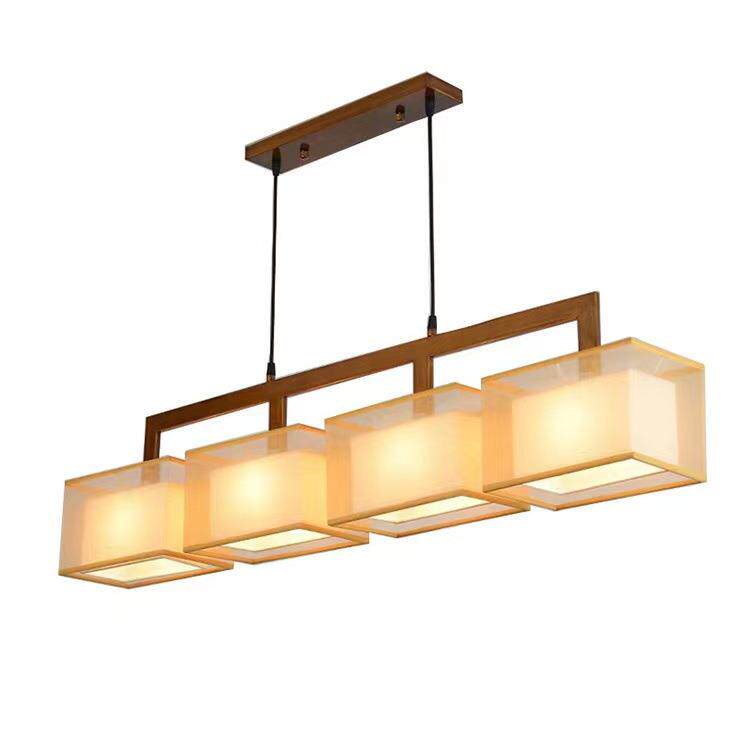 仿古新中式吊灯餐厅灯三头客厅中国风茶室吧台禅意现代简约民宿灯