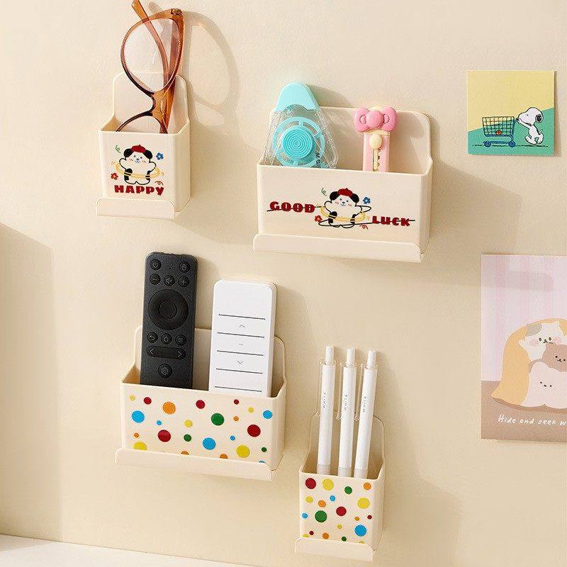 壁挂式空调遥控器收纳盒挂墙底座支架卡通墙壁放置架挂架跨境,收纳整理,壁式收纳盒,淘宝优惠券,粉丝福利购,淘宝优惠卷