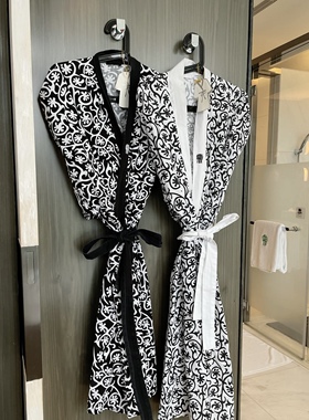 BanyanTree悦榕庄三十而已王漫妮男女夏季薄长款日式浴袍家居服