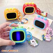 趣味互动指尖节奏跳舞机钥匙扣解压随身卡通小玩具儿童背包挂件