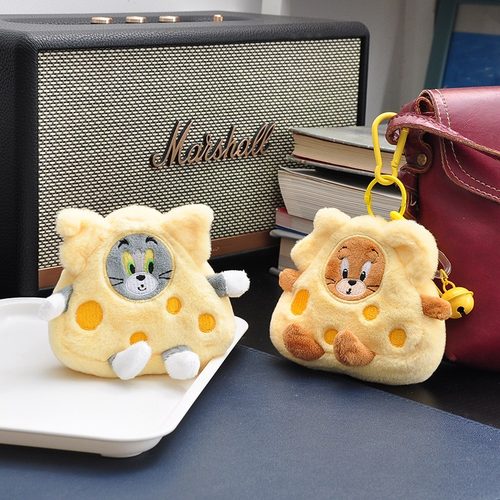 正版猫和老鼠奶酪公仔创意零钱包