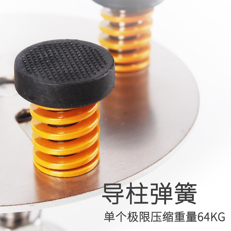 减震弹簧垃圾处理器减震支架厨余机支撑架洗碗机托架304不锈钢