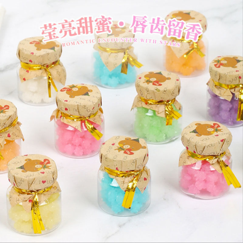 网红创意小零食许愿瓶星星糖果水果味迷你漂流瓶学生儿童解馋零食