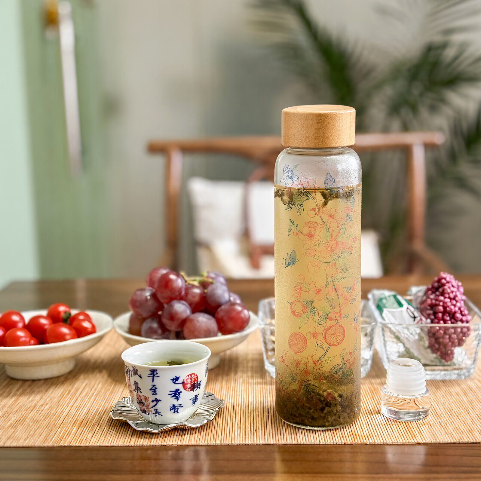 赶温变色冷泡杯夏季大容