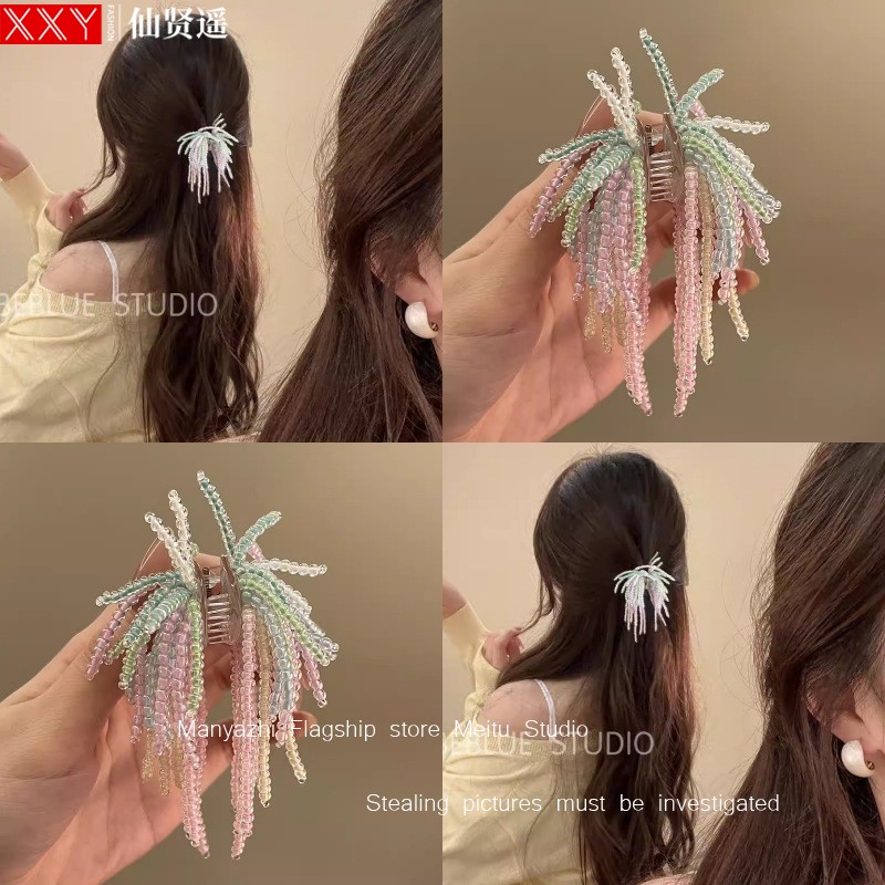 綻放煙花！彩色串珠小號抓夾！