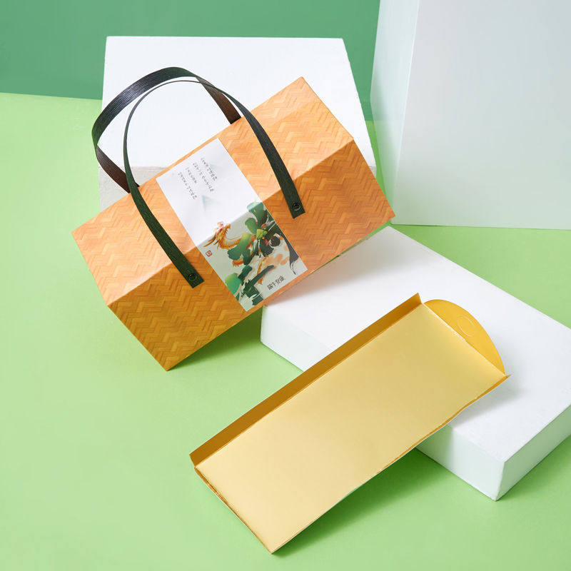 创意端午粽子礼盒手提咸鸭蛋手工制作端午礼品包装空盒现货