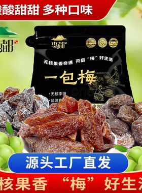 李都一包梅混合果干小袋装252g酸甜蜜饯无核李梅干肉解馋食品