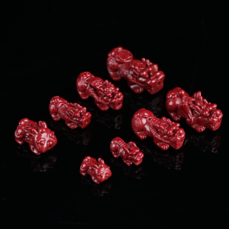 杰米原矿朱砂紫金砂貔貅