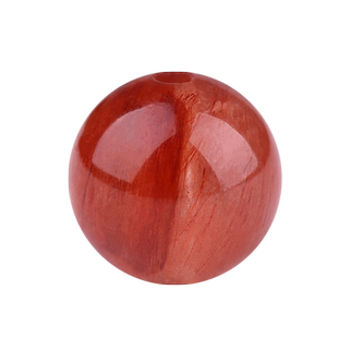 天然原矿红水晶兔毛散珠子女手串手链配珠细发圆珠手工编织diy