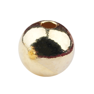 S925古法金镀24K金镀金银珠女手链手串项链串珠隔珠手工编织AY