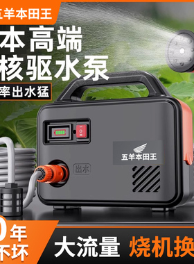 进口抽水泵农用灌溉充电式菜地浇水机家用小型抽水机淋花浇菜神器