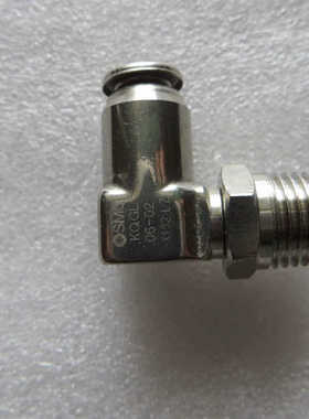 SMC KQGL06-02锈钢耐腐蚀耐酸碱接头1/4牙接6气管