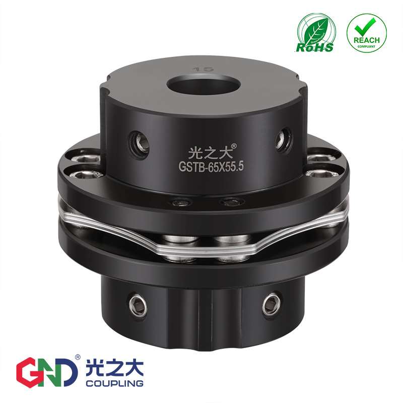 弹性法兰联轴器生产厂家45号钢GSTB单膜片 数控车床传动连接器