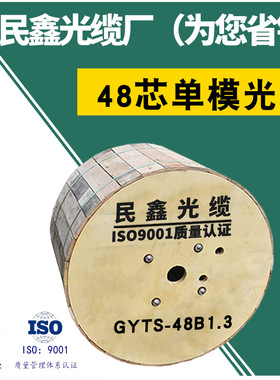 室外48芯光缆GYTS48B1铠装48芯国防光缆48芯室外光纤单模光缆