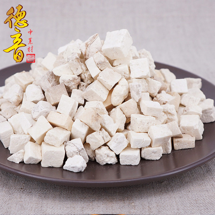 云南茯苓白丁茯苓块可打粉罐装茯苓全干新货茯苓丁