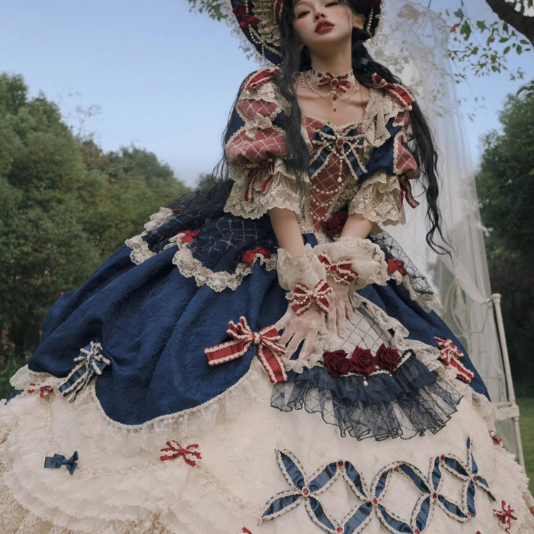 镜中白雪lolita花嫁出租