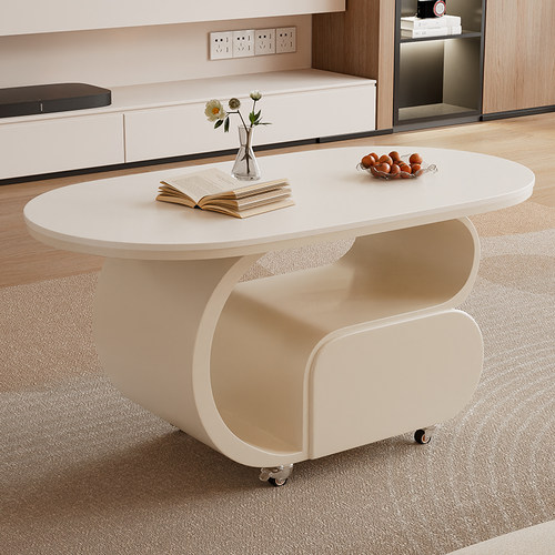 奶油风矮茶几小桌子简约轻奢现代