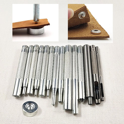 手工金属四合扣打孔器模具按扣安装工具套装打扣通用底座831/503