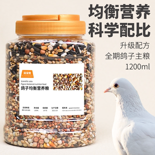 鸽粮高蛋白鸽子斑鸠白鸽专用优质粮食燕麦米贝壳粉小麦混合饲料