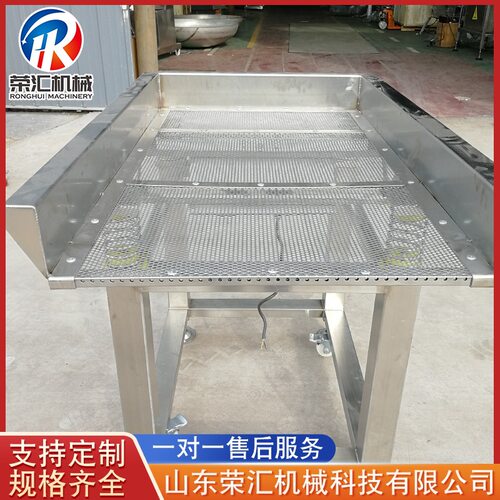 供应小型振动筛 自动筛粉机 不锈钢粉末静音直线振动筛 果蔬清洗