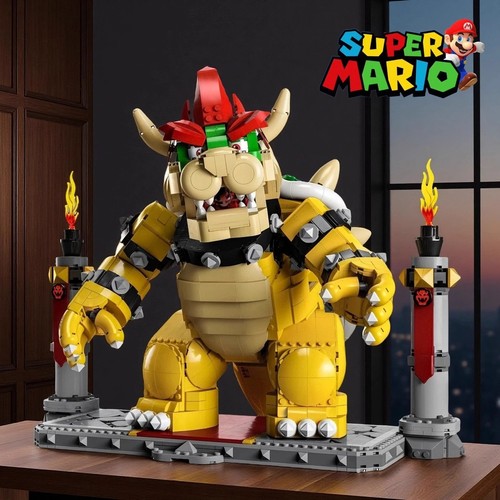 酷霸王积木马里奥系列男孩高难度巨大型益智拼装模型玩具生日礼物