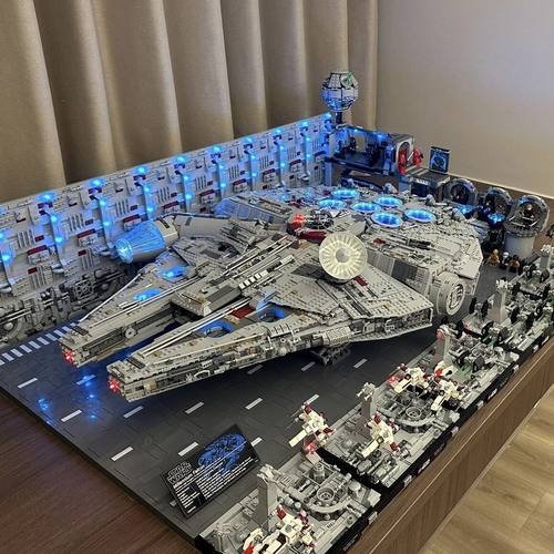 星球大战系列千年隼号积木成人版