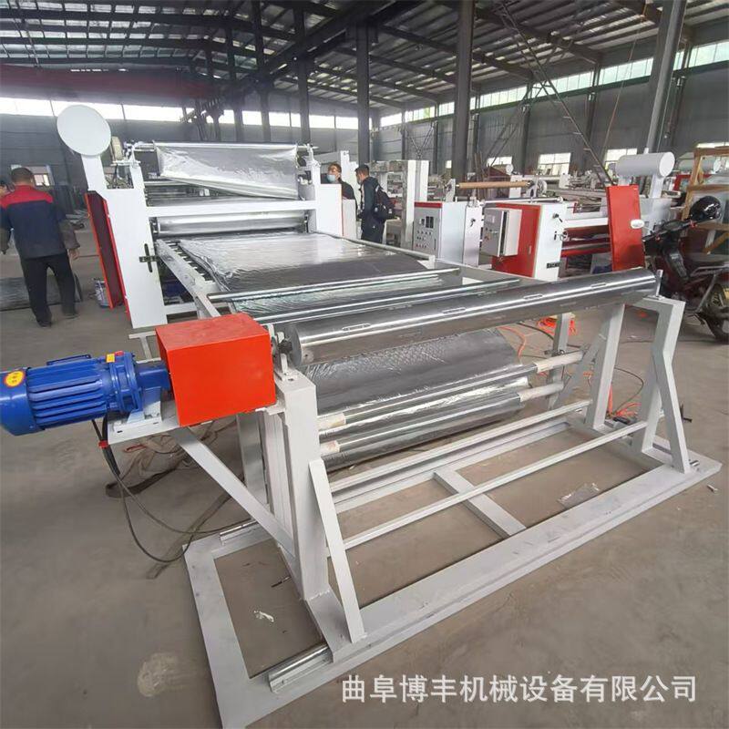 硅酸铝针刺毯铝箔复合机 气凝胶毡覆膜机 保温材料玻纤布贴合机