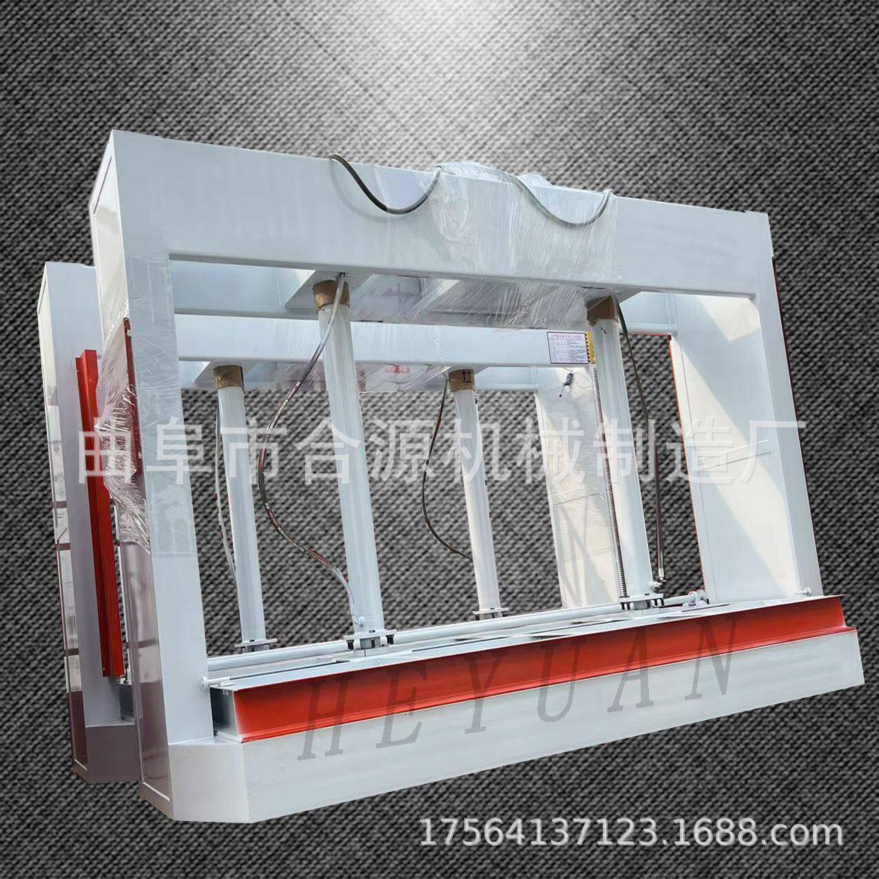 液压升降不锈钢橱柜门板冷压机 多规格板式家具木门复合机