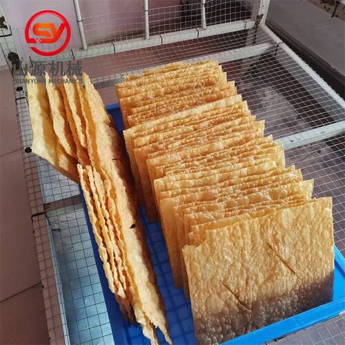 全自动薄脆油炸生产线 全自动面皮油炸机器 脆饼油炸设备山源机械