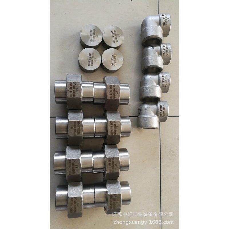 江苏供应 承插接头旋转接头内螺纹接头304 316弯头管件