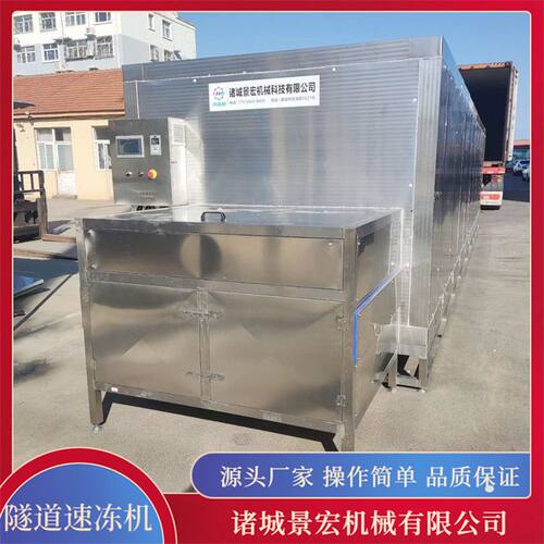 鱿鱼隧道速冻机 水果玉米速冻流水线 海鲜小青龙单冻机